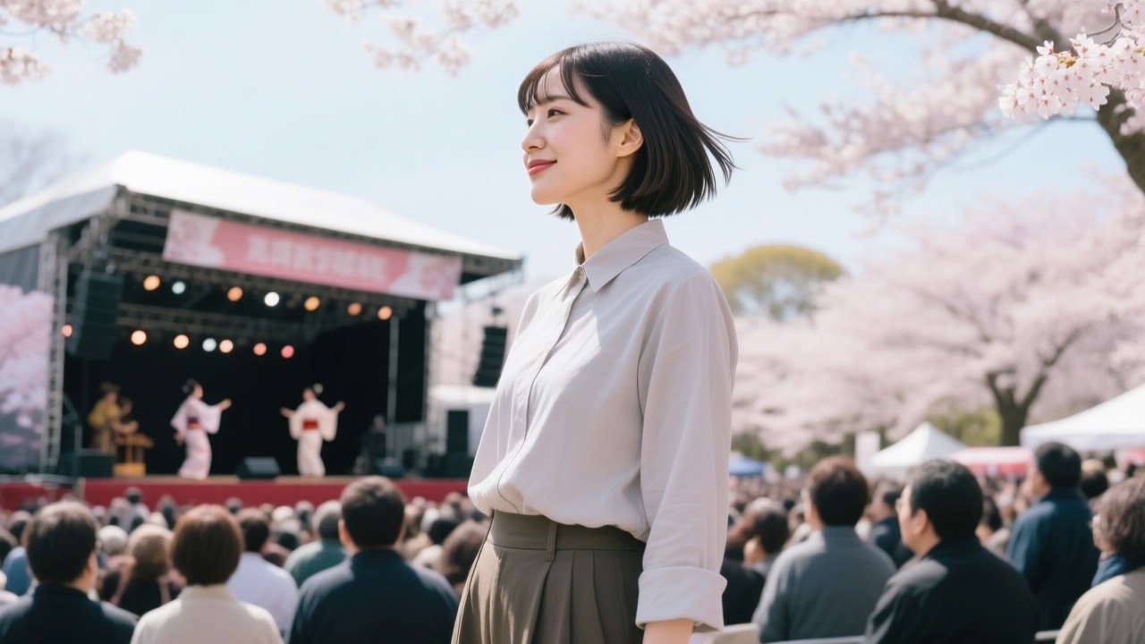 桜、友好、そして未来へ：平和への願いを込めて、日米の架け橋を築く